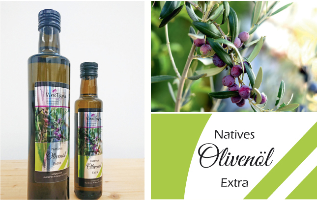 Olivenöl aus feinen Arbequina Oliven